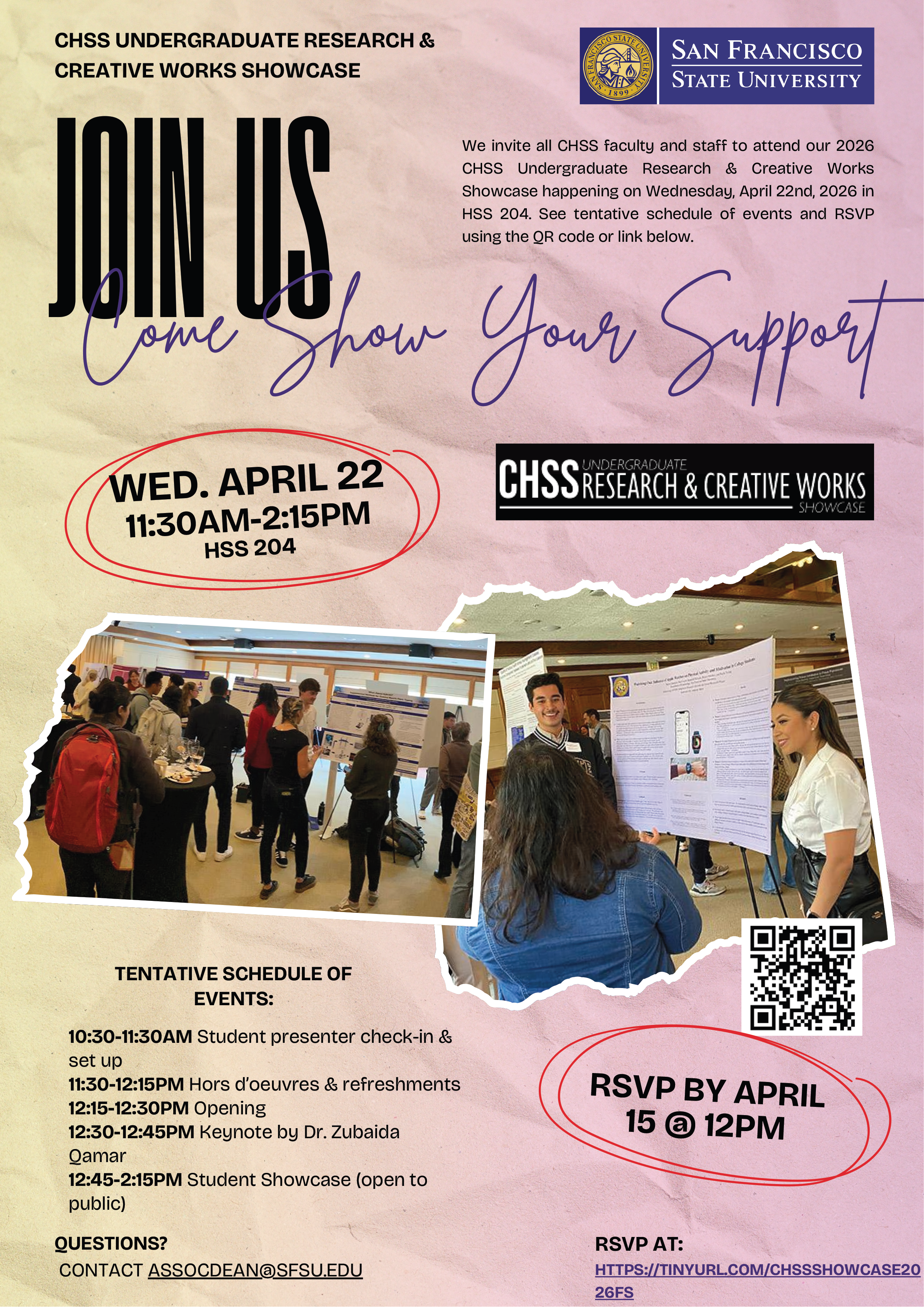 2026 CHSS Showcase Flyer 