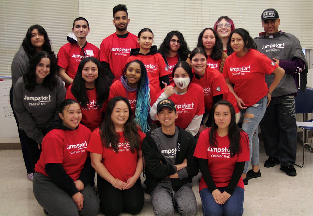 group photo of Jumpstart students