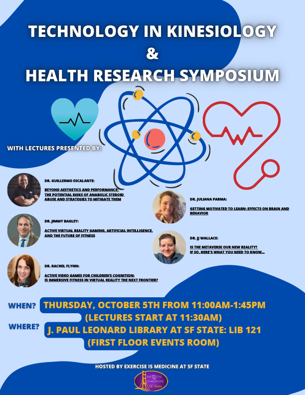Technology in Kinesiology & Health Research Symposium flyer