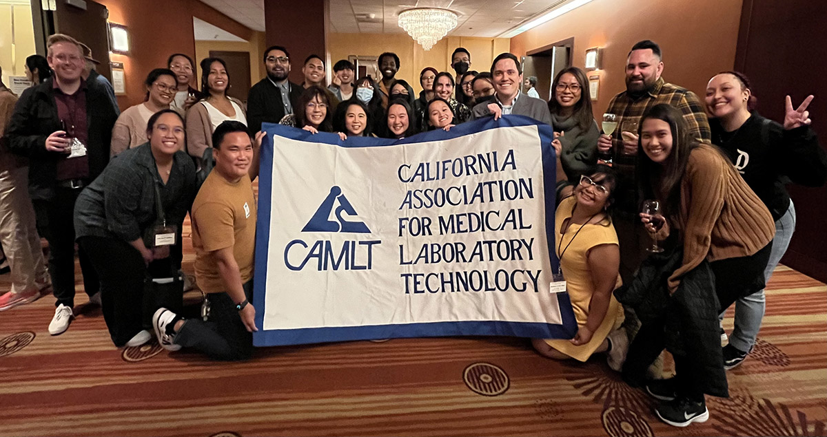 Group of Clinical Laboratory Science students at CAMLT annual meeting
