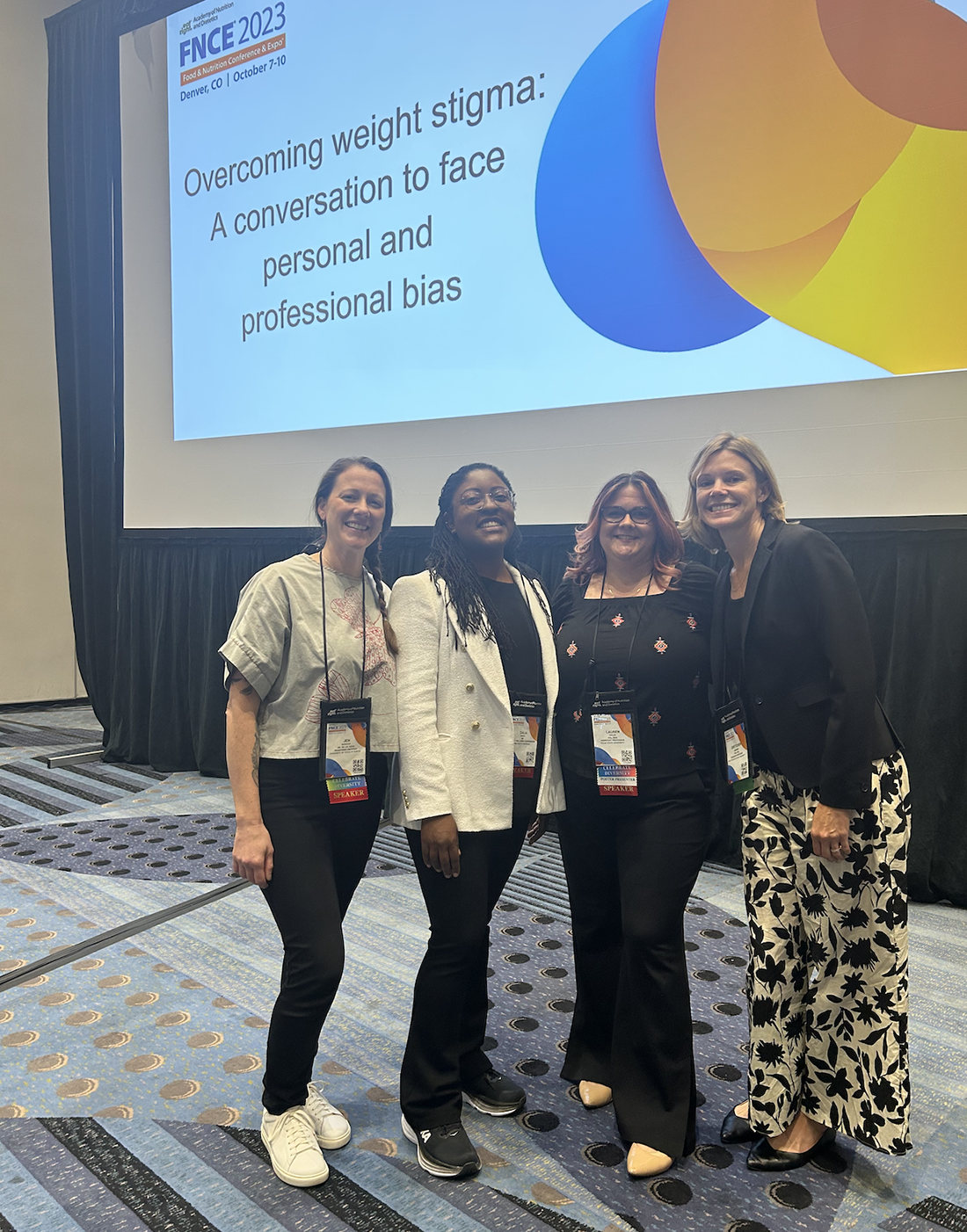 Gretchen George and co-presenters at FNCE meeting