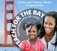 Teach for the Bay conference program cover