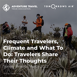 cover of report on travelers and climate