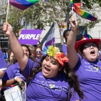 SF State students march in the 2019 San Francisco Pride parade